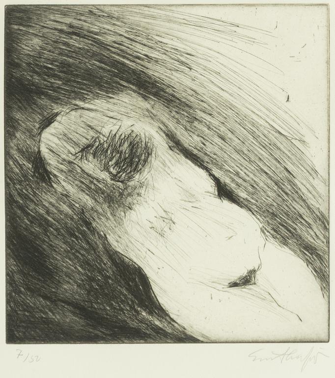 Evert Lundquist, Figurmotiv, 5 st.