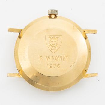 Certina, New Art, 18K gold, wristwatch, 33.5 mm.