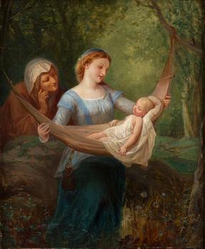 HENRI PIERRE PICOU, Oil on canvas, signed and dated 1881.