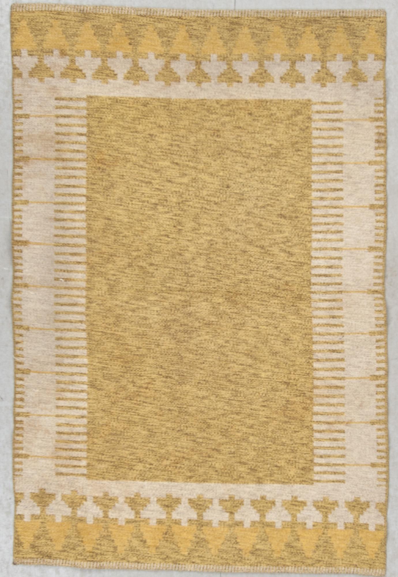 MATTA, dubbelvävd, möjligen Kasthall, 1900-talets mitt. Ca 180 X 119 cm.