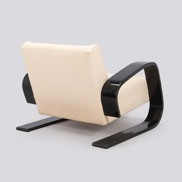 Alvar Aalto, fåtölj, "Tank chair" modell 400, Artek, 1970-tal.