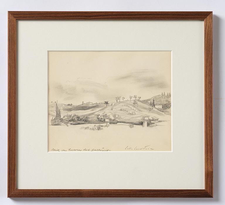 Lotte Laserstein, View over the landscape.
