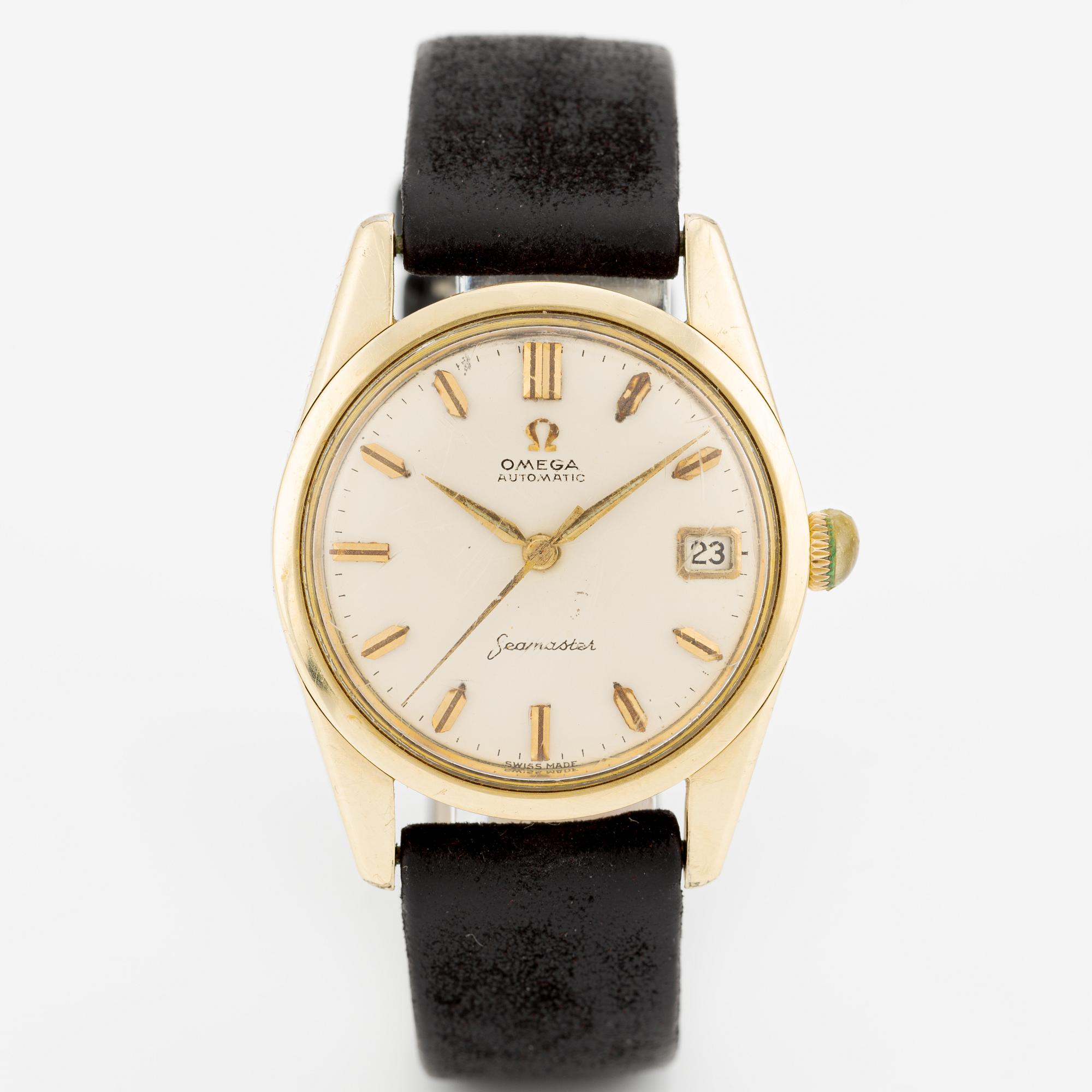 Omega, Seamaster, armbandsur, 33,5 mm.