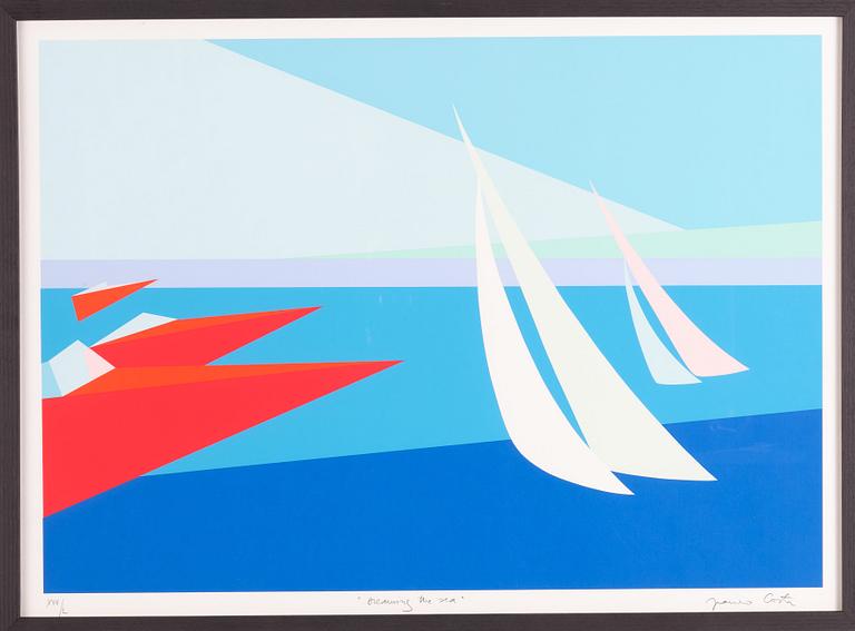 Franco Costa, silkscreen in colours, signed XVII/I.