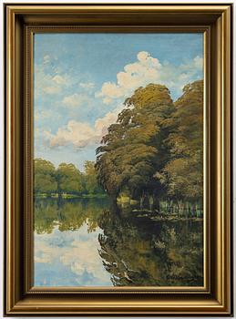 Johan (John) Kindborg, Lake landscape.