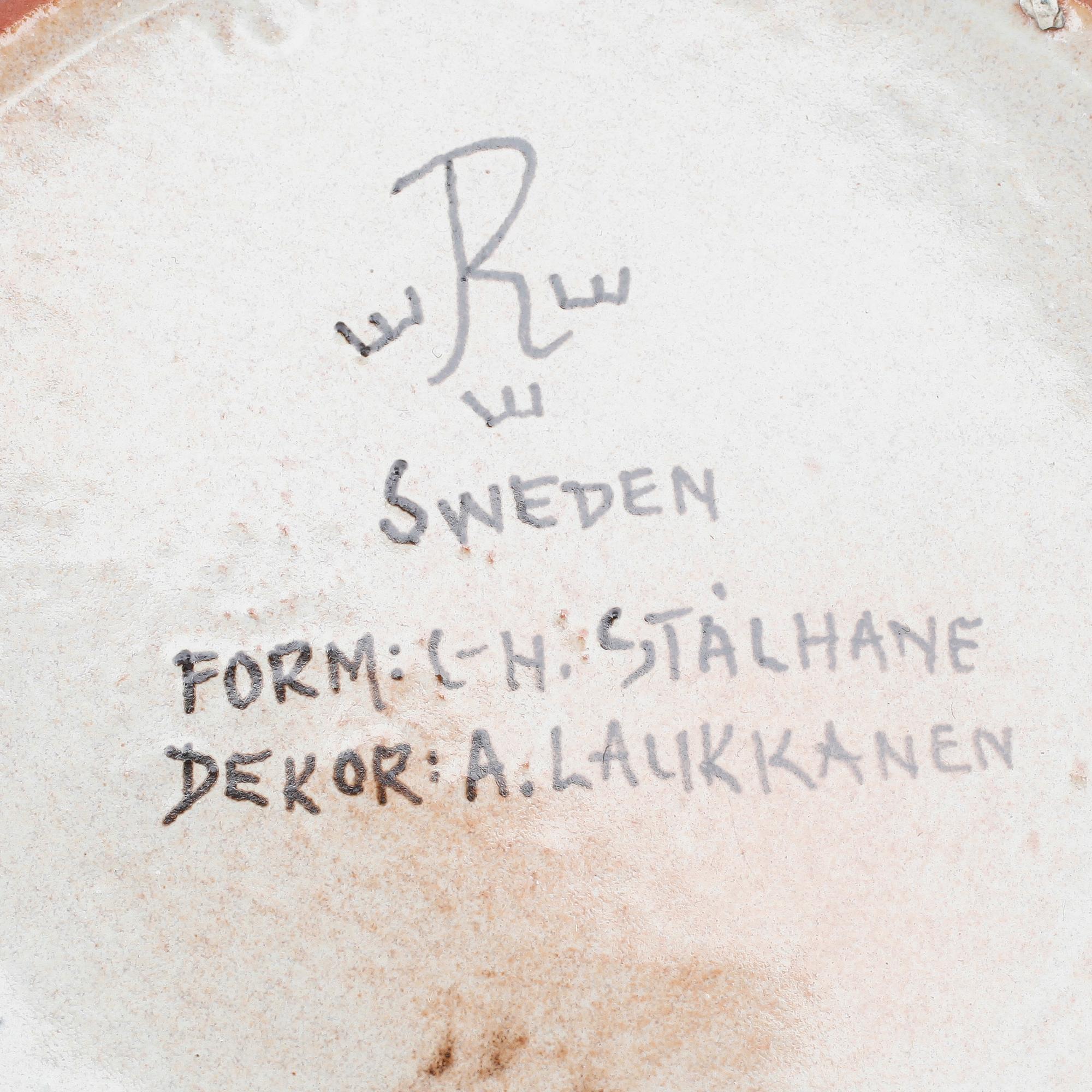 LOCKBURKAR, 2 st, keramik, Aune Laukkanen och Carl-Harry Stålhane, Rörstrand.