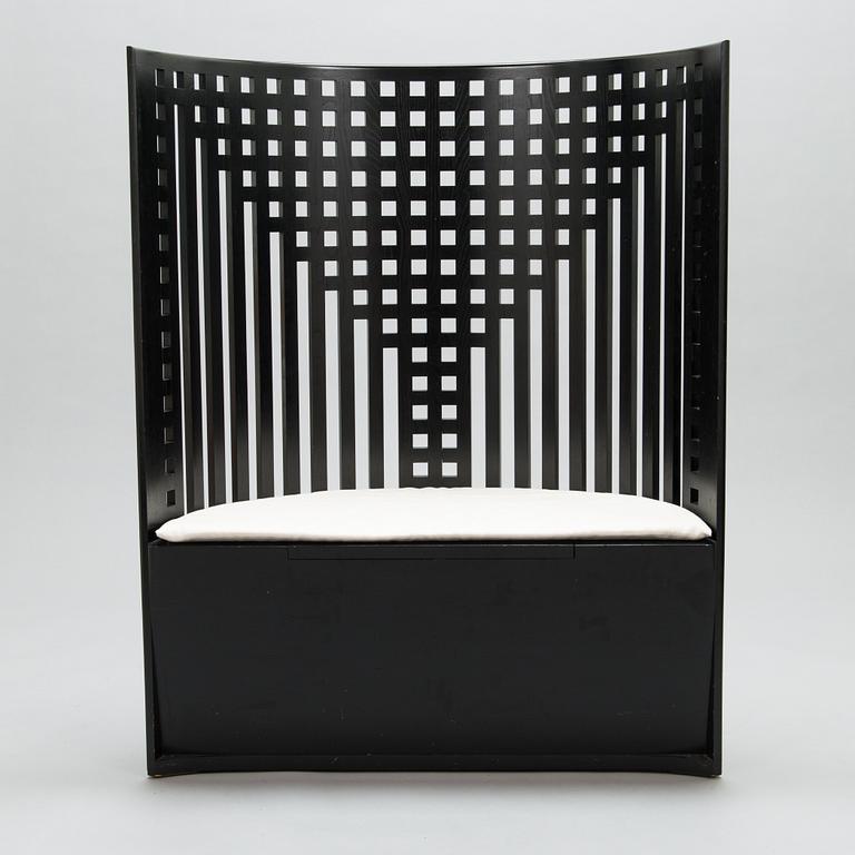 Charles Rennie Mackintosh, stol, "The Willow Chair", Cassina tidigt 2000-tal.