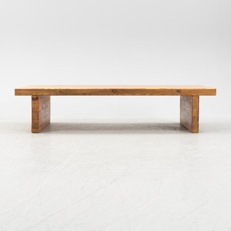 Roland Wilhelmsson, a pine coffee table, 1970's.