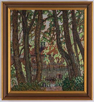 ALFRED EKSTAM, oil on panel, stamped by the estate verso.