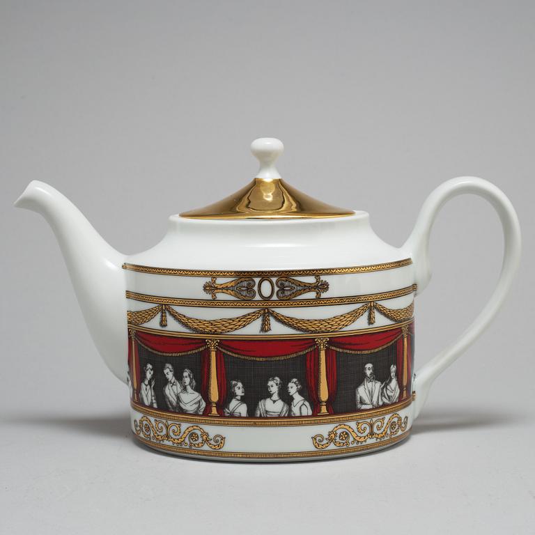 A teapot by Fornasetti, "Don Giovanni Collection.