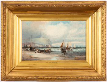 Charles Thornley, "Low tide - Scarborough".