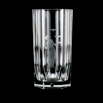 VAS, glas, Elis Bergh, Kosta, 1930-/40-tal.