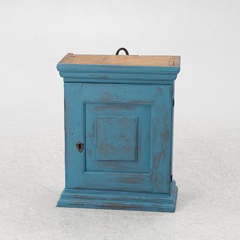 Hanging cabinet, folk art, 19th century.