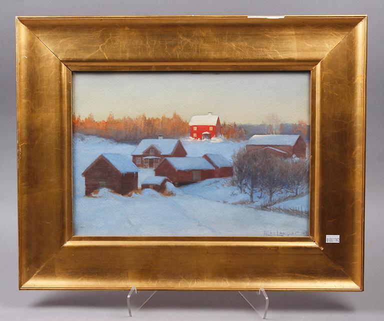 ALEXANDER LANGLET, gouache, sign o dat -03.
