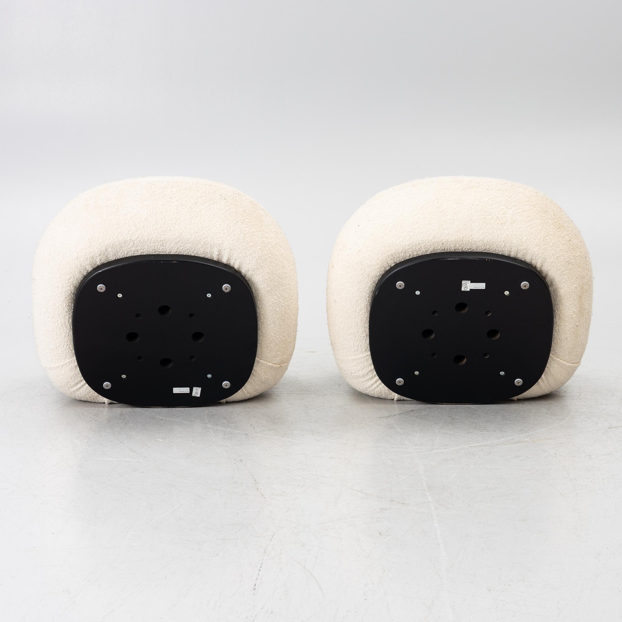 Pierre Paulin, Armchairs, a pair, “Pacha”, Gubi.