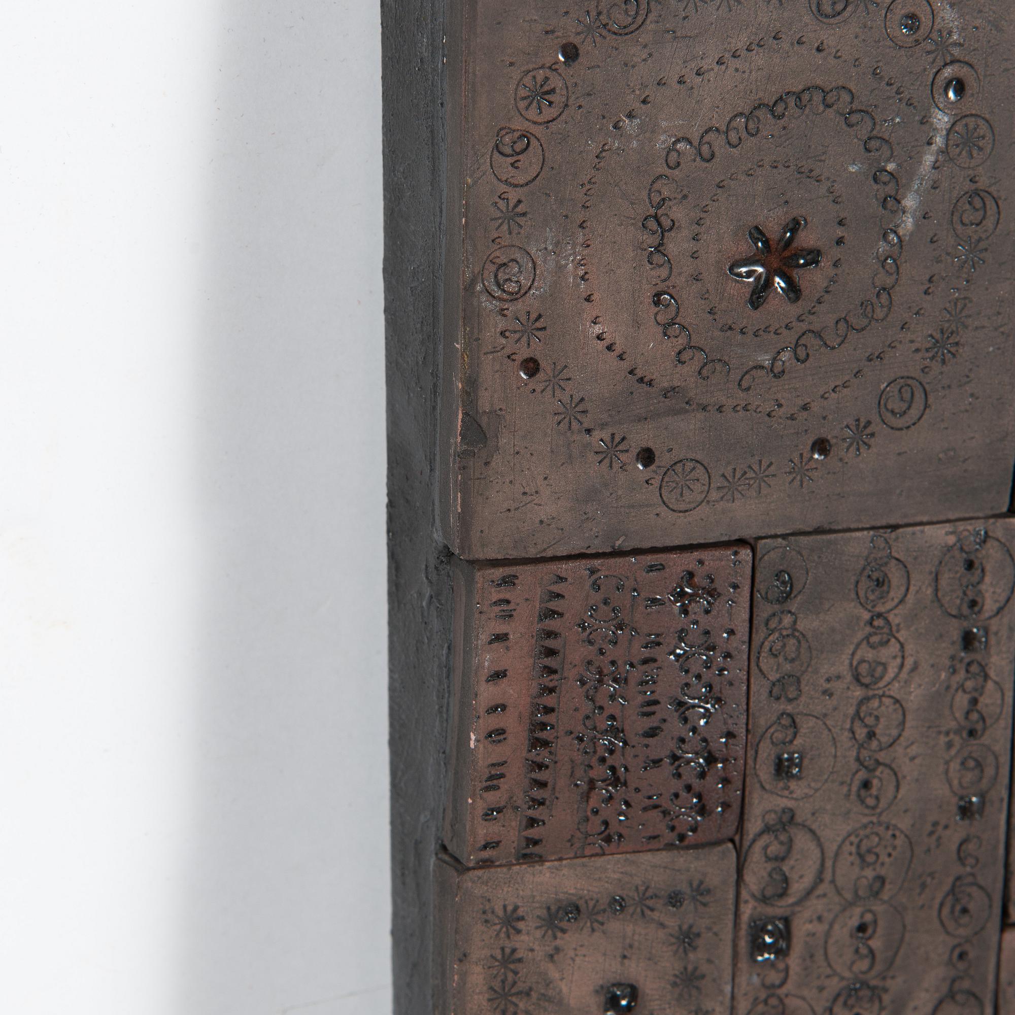 Rut Bryk, relief, signed a tergo.