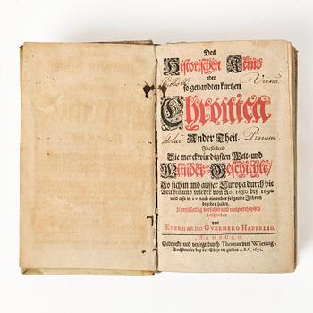 Rare periodical, with numerous engraved plates, 1690.
