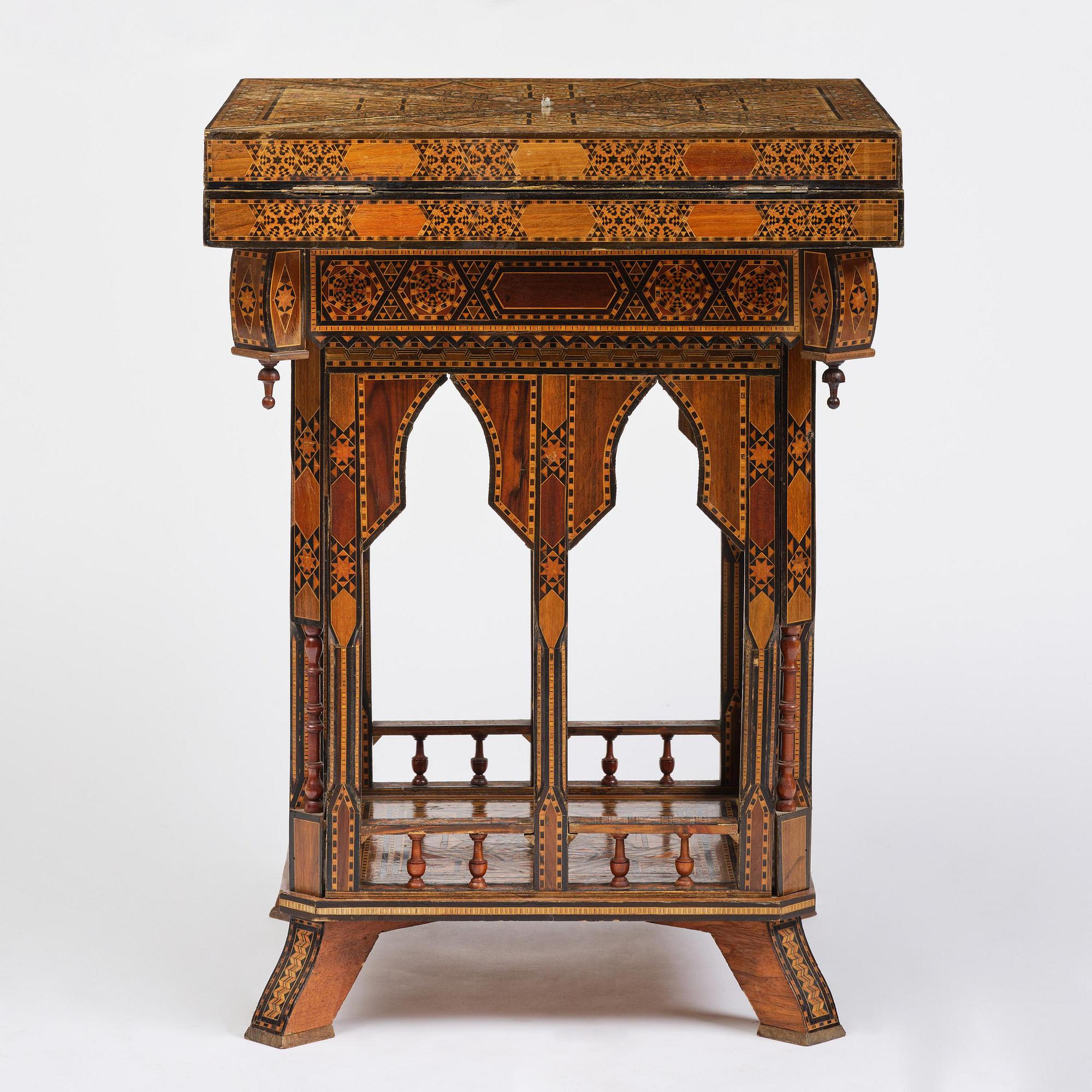 Spelbord, Damaskus Syrien, omkring år 1900.