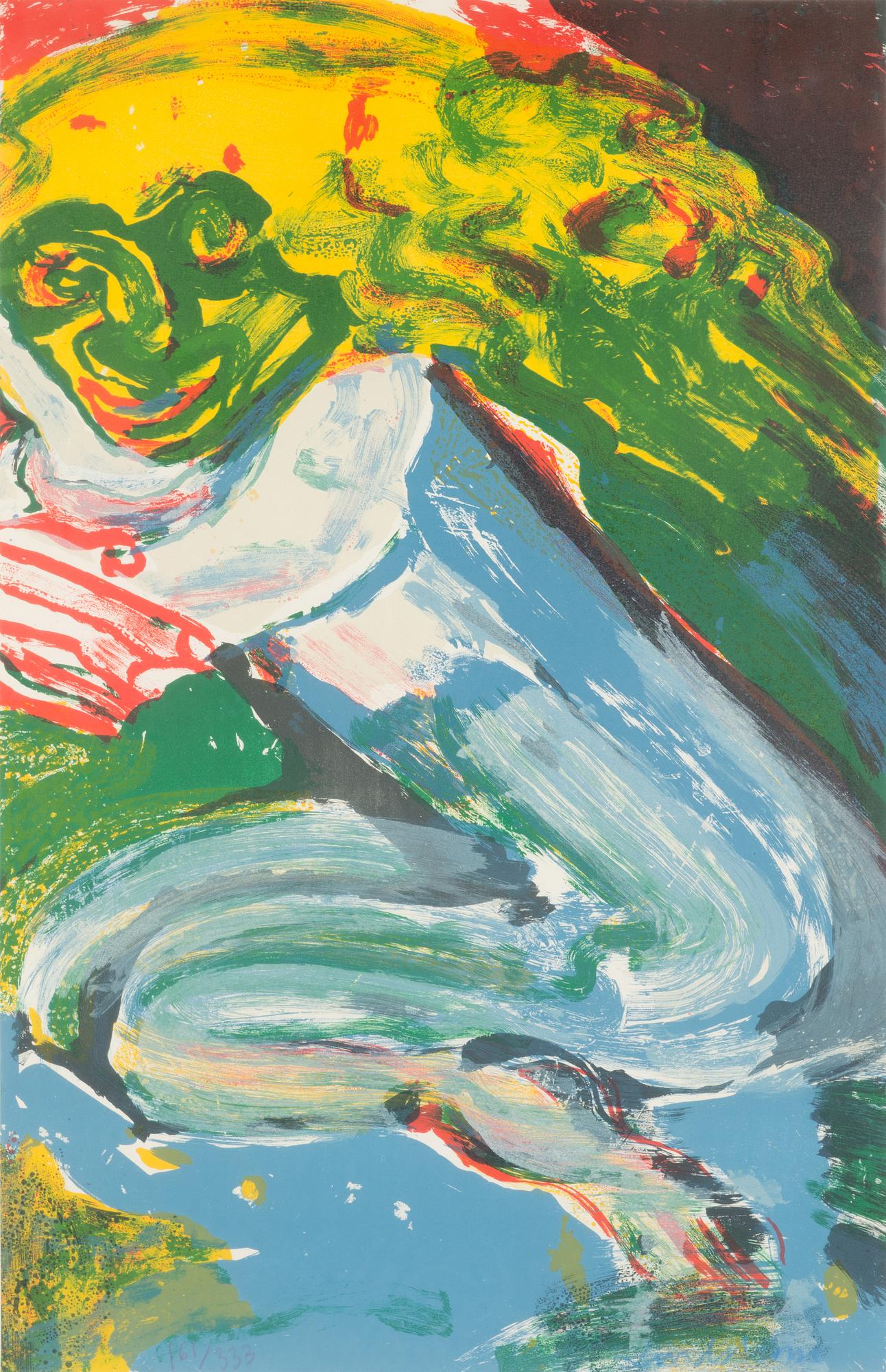 Bengt Lindström, lithograph in colours, signed and numbered 161/333.