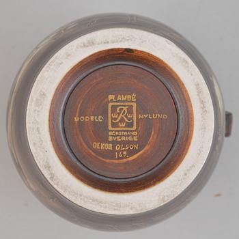 Gunnar Nylund, a "Flambé" stoneware vase, Rörstrand.