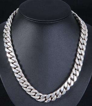 PARTI SILVERKEDJOR, 4 st, 1900-tal, 684 g.