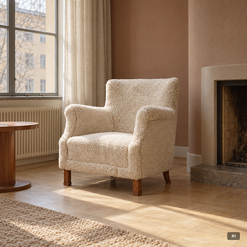 Pair of armchairs, Swedish Modern, mid-20th century.