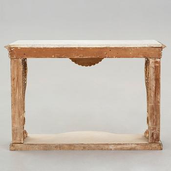 A Swedish Empire early 19th Century console table.