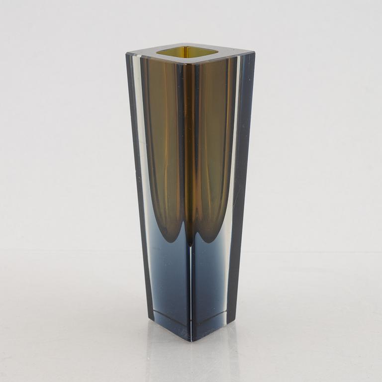 Kaj Franck, vase, "Prisma", signed Nuutajärvi Notsjö, -61.