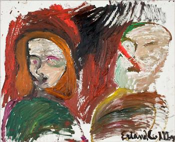 ERLAND CULLBERG, olja på duk, sign.