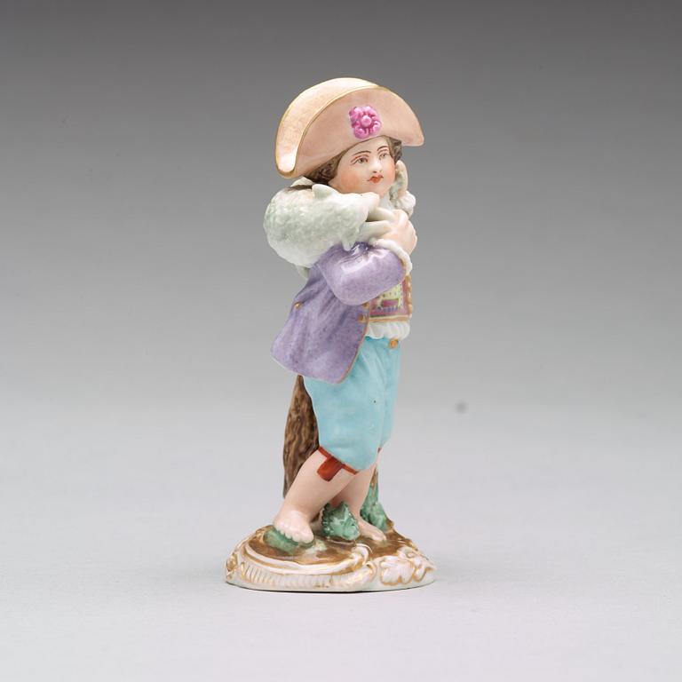 A Russian porcelain figure, Popov, 19th Century.