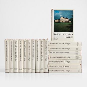 "Swedish Castles and Manor Houses", 18 volumes, Allhems Förlag, Malmö.