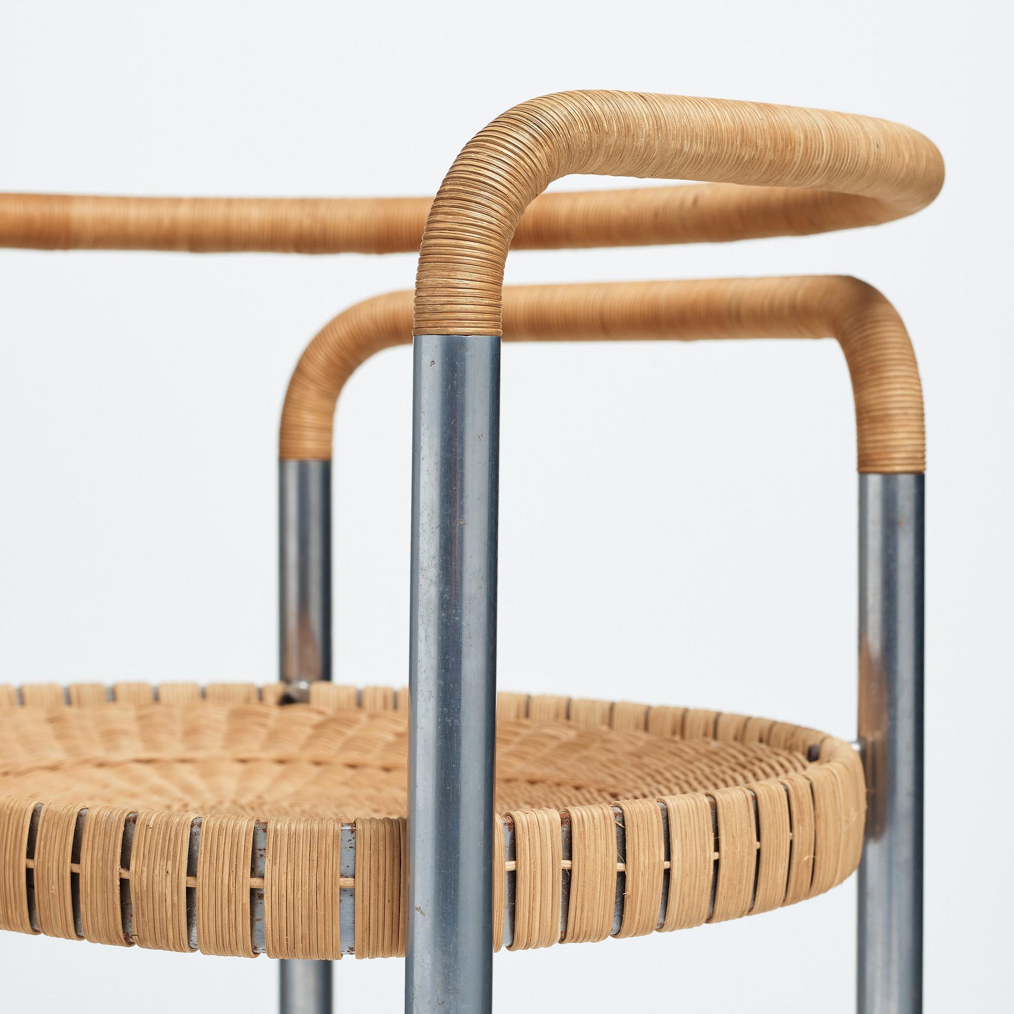 Poul Kjaerholm, a "PK 12" chair, edition E Kold Christensen, Denmark ca 1962.
