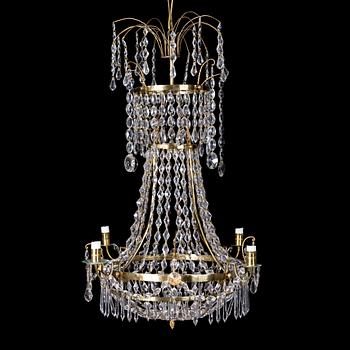 CHANDELIER, gustavian ca 1800.