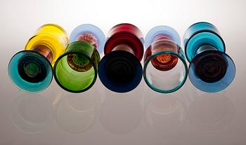 Kaj Franck, A SET OF FIVE GOBLETS.