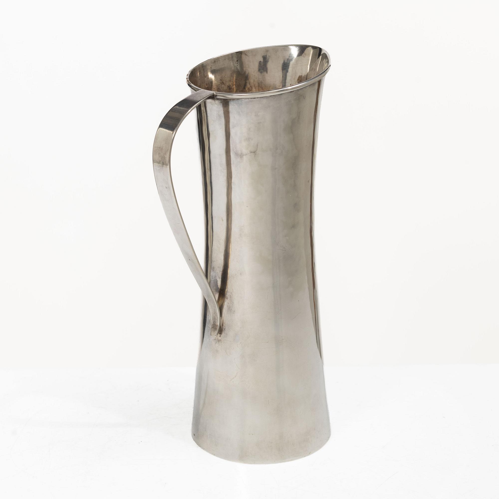 Jug, sterling silver, Stockholm, 1982.