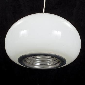 TAKLAMPA, "Black and white hanging lamp", Achille och Pier Giacomo Castiglioni, Flos, formgiven 1965.