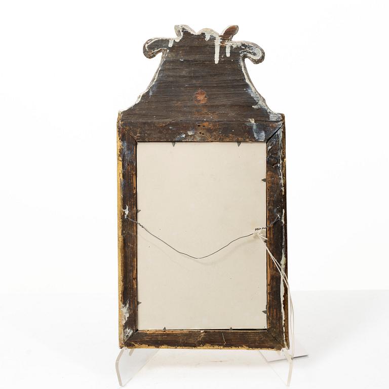 Mirror, folk art, circa 1800.
