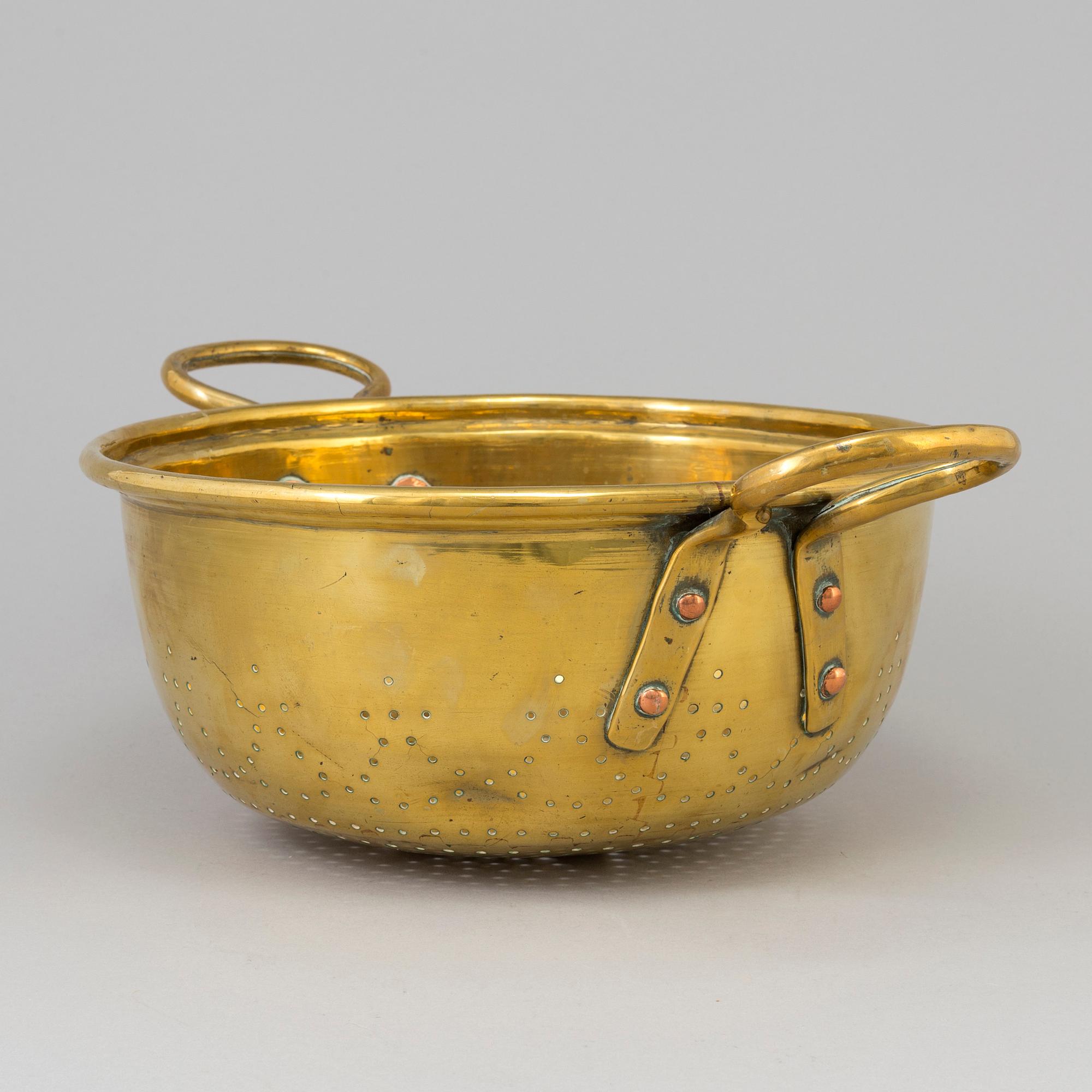 DURKSLAG, mässing, 1700-/1800-tal.