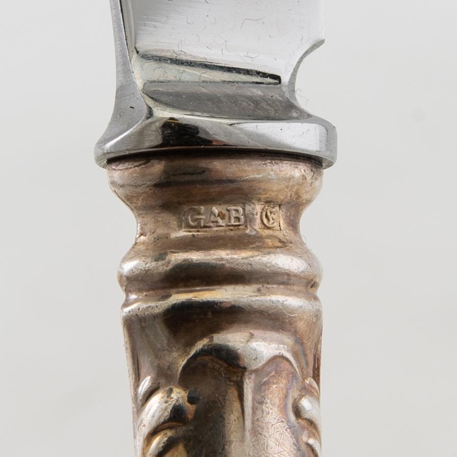 Cutlery 71 pcs "Prins Albert" silver GAB Eskilstuna 1970s.