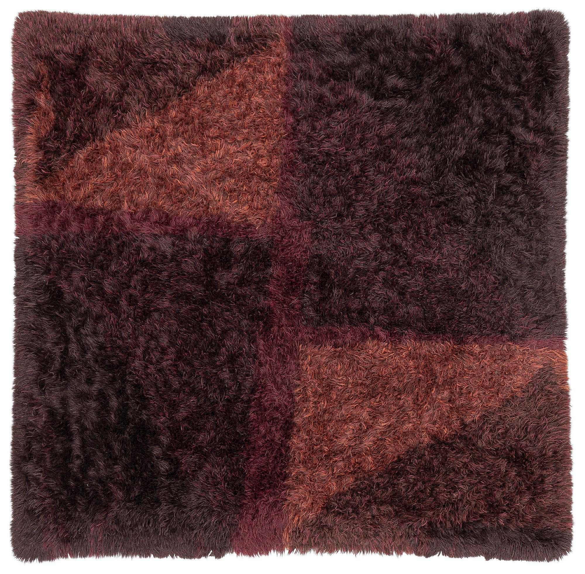 Timo Sarpaneva, a carpet, 'D-4', knotted pile, c. 198 x 203 cm, Villayhtymä Oy - Uniwool Ltd.