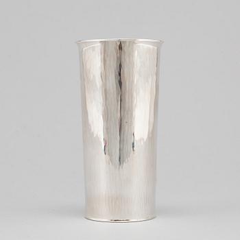 A sterling silver vase by Sigurd Persson, Stockholm 1978.