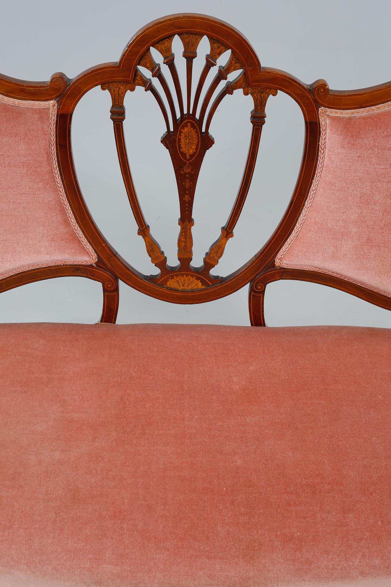 SOFFA, engelsk stil, 1900-talets början.