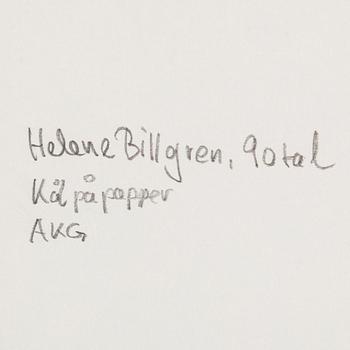 HELENE BILLGREN, drawing executed in the 1990's.