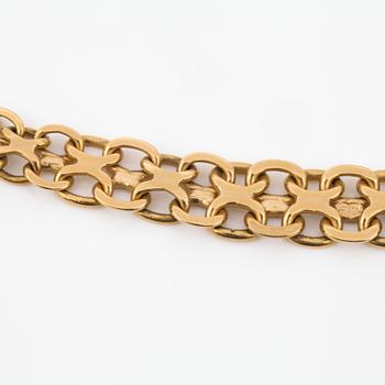 HALSKEDJA, 18 k guld, Vikt ca 15 gram.