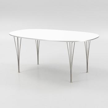 Bruno Mathsson & Piet Hein, a 'Superelliptical' dining table from Fritz Hansen Denmark, dated 2017.