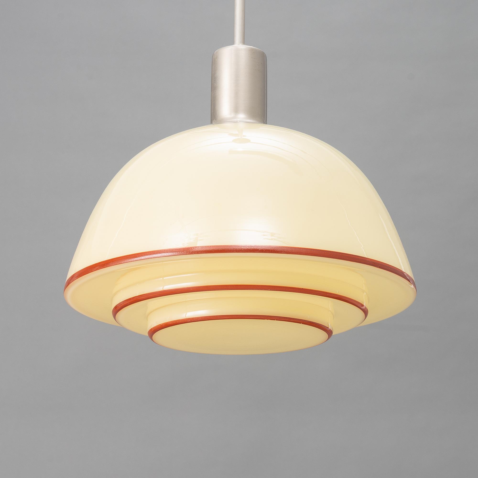 Harald Notini, a ceiling lamp model "10701", Arvid Böhlmarks Lampfabrik, Stockholm, 1930s.