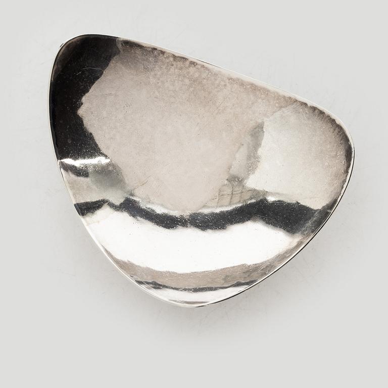 Rey Urban, Ashtray, sterling silver, Stockholm 1956.