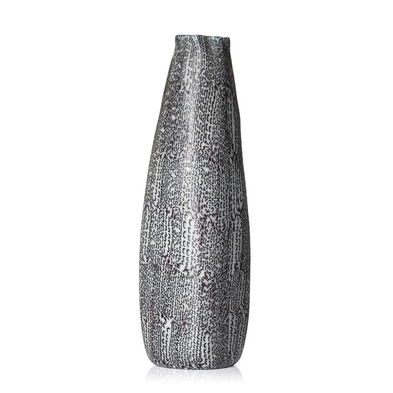 Paolo Venini, a "Mezzaluna Murrine" glass vase, model no. 3670, Venini, Murano, Italy, 1950s.