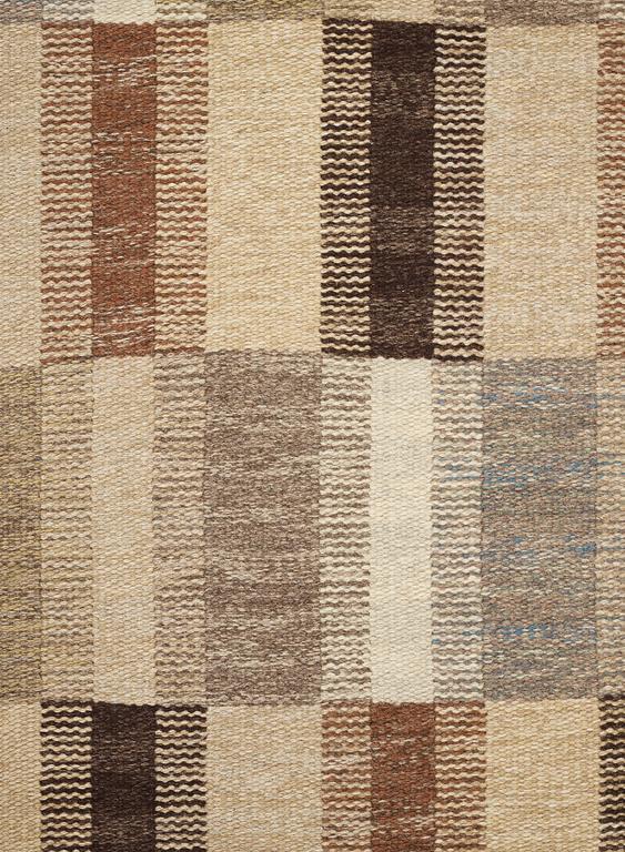 Brita Grahn, A CARPET, flat weave, ca 879,5 x 355 cm, signed B Grahn (Brita Grahn).