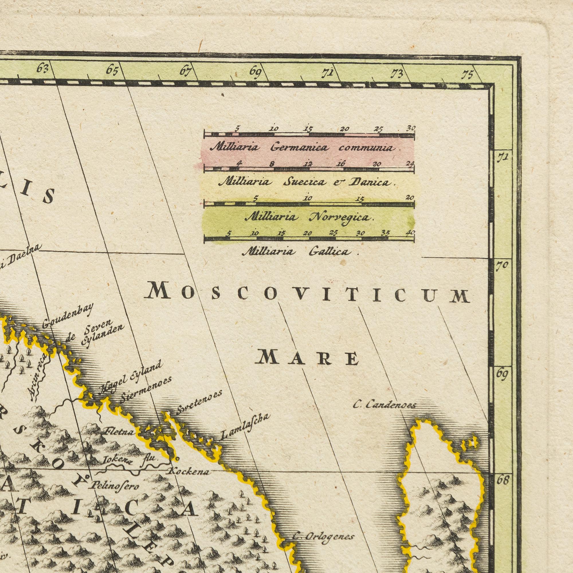 Johann Baptist Homann, "Scandinavia".